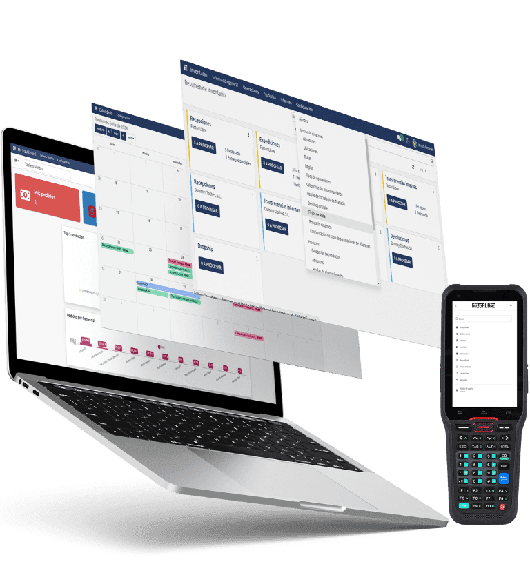 Panel de control de Gextia con datos de negocio en tiempo real