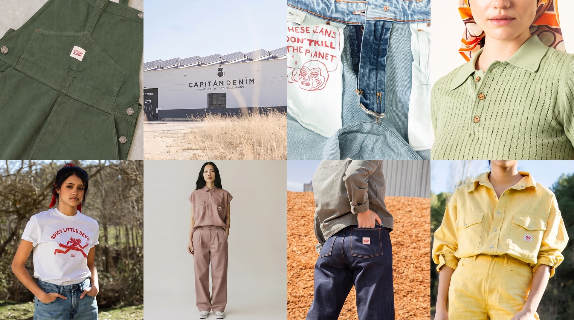 Collage de producto Capitán Denim