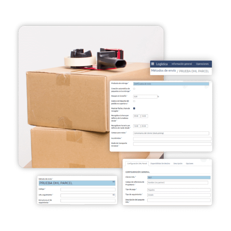 Integración DHL Parcel en ERP Gextia