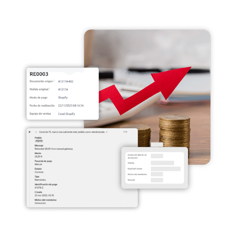 Conector para la gestión de reembolsos Shopify desde ERP - Gextia