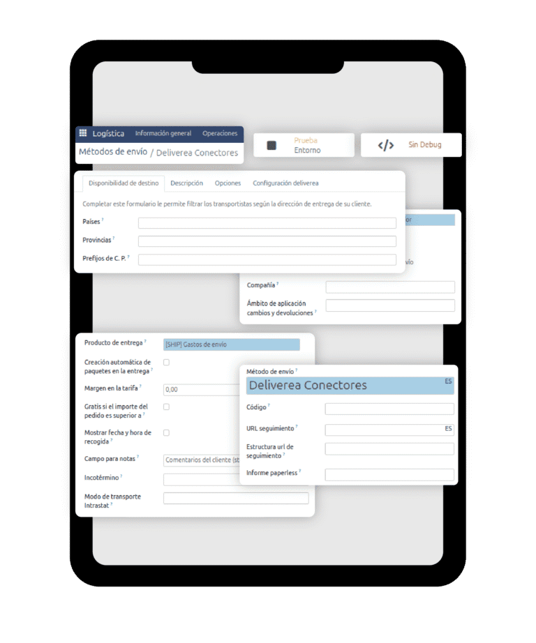 Integración Deliverea en ERP Gextia