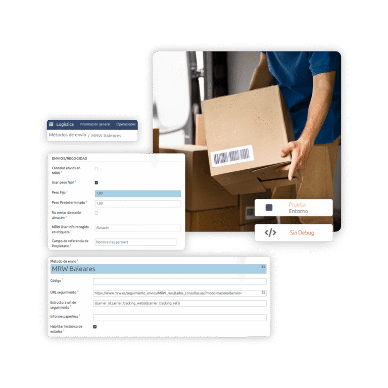 Integración MRW en ERP Gextia